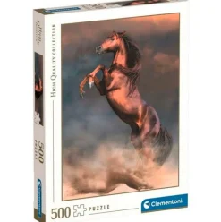 CLEMENTONI Puzzles Y Construcciones-Puzzle Caballo Semental Rojo Salvaje 500 Piezas