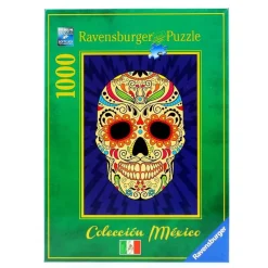 RAVENSBURGER Puzzles Y Construcciones-Puzzle Calavera Mexicana de 1.000 Piezas