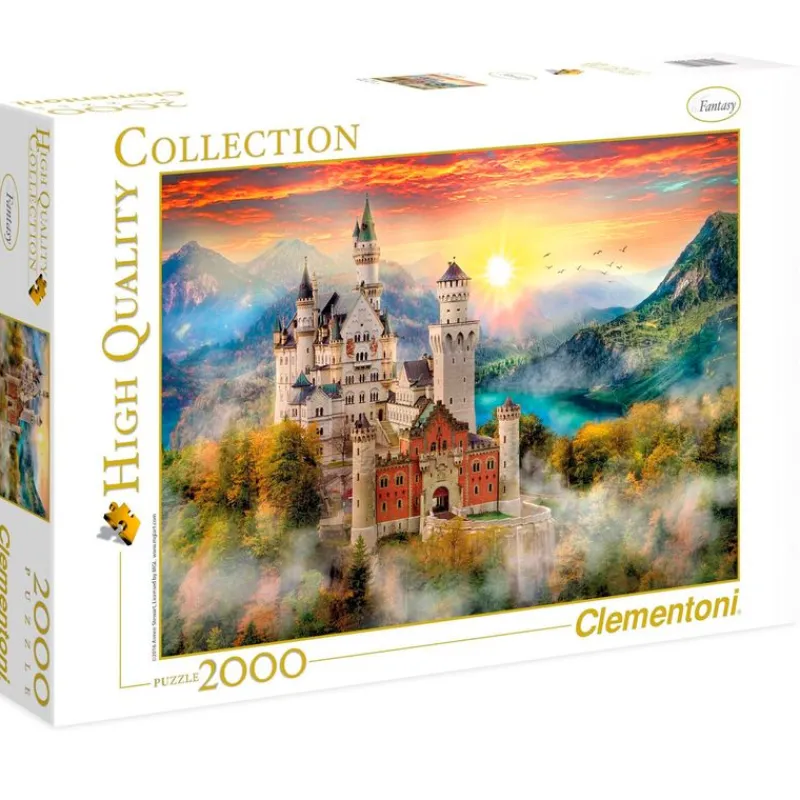 CLEMENTONI Puzzles Expertos: Más De 1000 Piezas|Puzzles Y Construcciones-Puzzle Castillo del Rey Loco 2000 Piezas