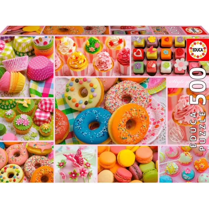 Puzzle Collage de Dulces 500 Piezas*EDUCA Best