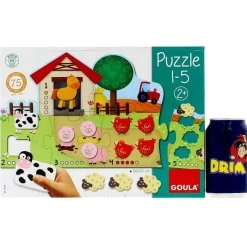 Puzzle Contar del 1 al 5*GOULA Discount
