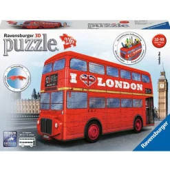 RAVENSBURGER Puzzles Y Construcciones-Puzzle 3D Autobús Londres