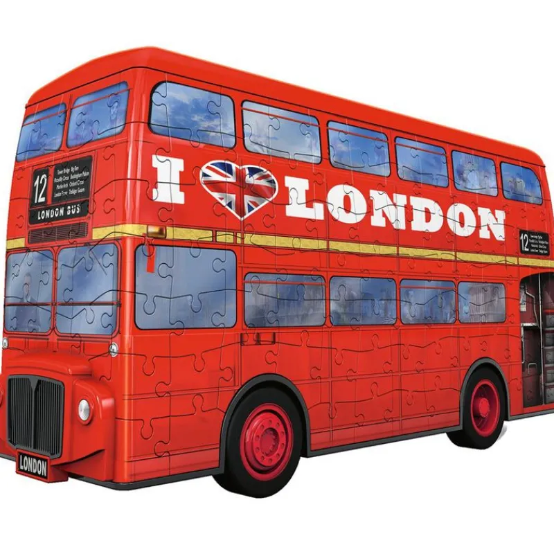 RAVENSBURGER Puzzles Y Construcciones-Puzzle 3D Autobús Londres