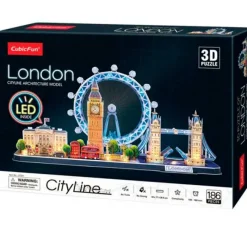 SELECCION DRIM Puzzles Y Construcciones-Puzzle 3D Londres LED