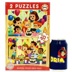 Puzzle de Madera Fiesta de Cumpleaños 2x50 Piezas*EDUCA Sale
