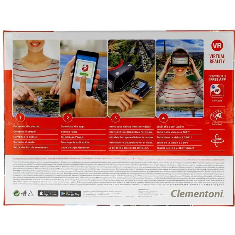 Puzzle de Nueva York VR de 1000 Piezas*CLEMENTONI Outlet