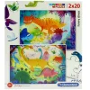 Puzzle Dinosaurios 2x20 Piezas*CLEMENTONI