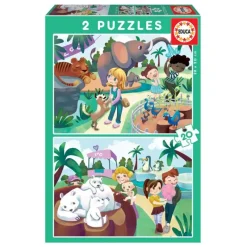 Puzzle Doble Zoo*EDUCA Discount