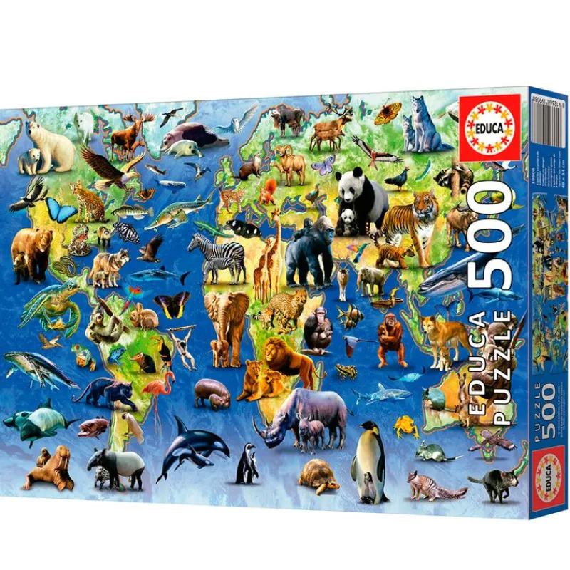 Puzzle Especies en Peligro 500 Piezas*EDUCA New
