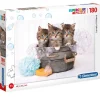 CLEMENTONI Puzzles Y Construcciones-Puzzle Gatitos 180 Piezas