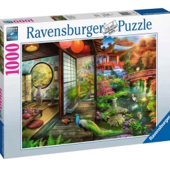 RAVENSBURGER Puzzles Y Construcciones-Puzzle Jardín Japonés 1000 Piezas