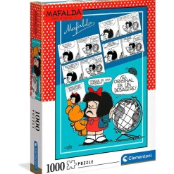 CLEMENTONI Puzzles Y Construcciones-Puzzle Mafalda 1000 Piezas