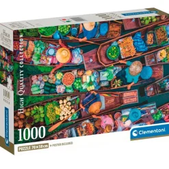 Puzzle Mercado Flotante 1000 Piezas*CLEMENTONI New