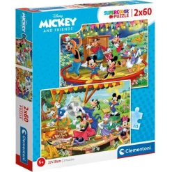 Puzzle Mickey & Friends 2x60 Piezas*CLEMENTONI Outlet