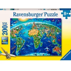 Puzzle Mundo a la Vista 200 Piezas*RAVENSBURGER