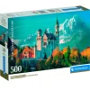 CLEMENTONI Puzzles Y Construcciones-Puzzle Neuschwanstein 500 Piezas