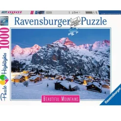 RAVENSBURGER Puzzles Y Construcciones-Puzzle Oberland Bernés 1000 Piezas