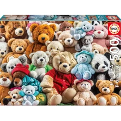 EDUCA Puzzles Y Construcciones-Puzzle Ositos de Peluche 500 Piezas