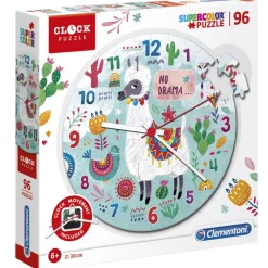 CLEMENTONI Puzzles Y Construcciones-Puzzle Reloj Llama
