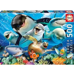 Puzzle Selfie Bajo el Agua 500 Piezas*EDUCA New
