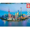 EDUCA Puzzles Y Construcciones-Puzzle Shanghai al Atardecer 1000 Piezas