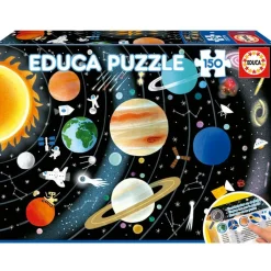 EDUCA Puzzles Y Construcciones-Puzzle Sistema Solar 150 Piezas