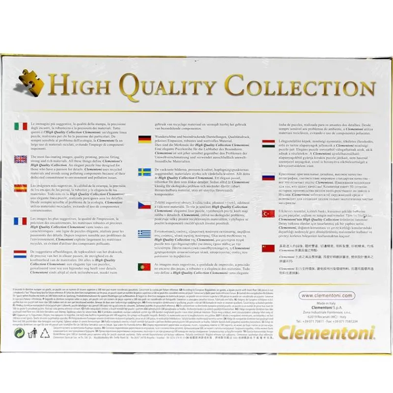 CLEMENTONI Puzzles Y Construcciones-Puzzle Taxi en Nueva York Colleción Platinum de 1000 Piezas