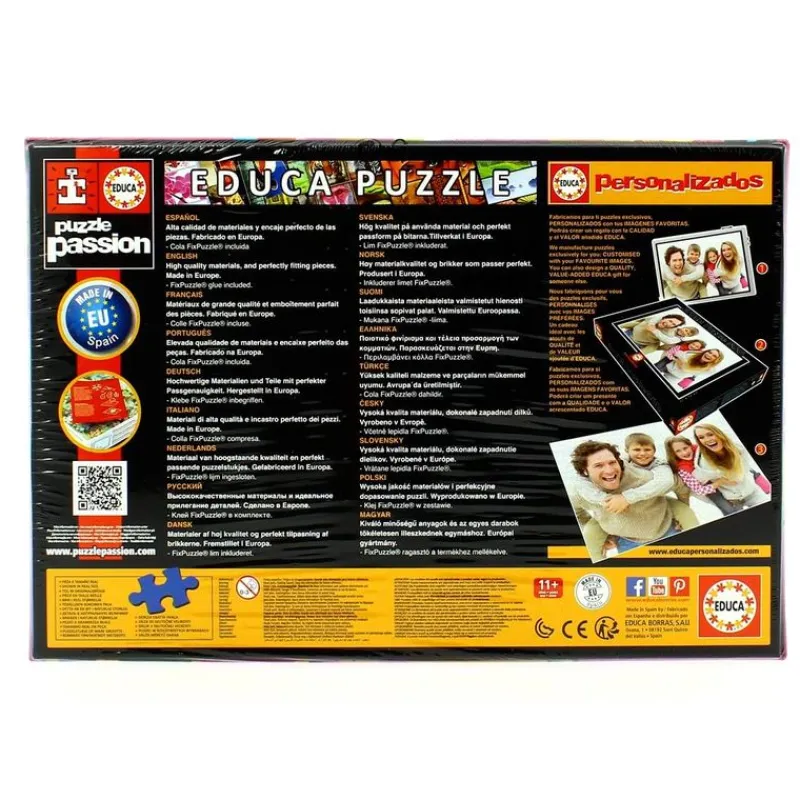 EDUCA Puzzles Y Construcciones-Puzzle Unicornios en el Bosque de 500 Piezas