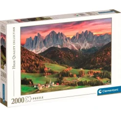 Puzzle Valle de Funes, Dolomitas 2000 Piezas*CLEMENTONI Hot