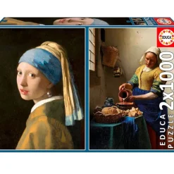 EDUCA Puzzles De 501 A 1000 Piezas|Electrónicos-Puzzle Vermeer 1000 Piezas