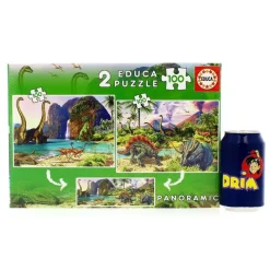 Puzzle 2x100 Dino World 2x100*EDUCA Sale