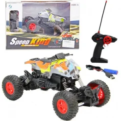SELECCION DRIM Coches Radio Control (R/C)-Quad R/C con Luz Escala 1:18