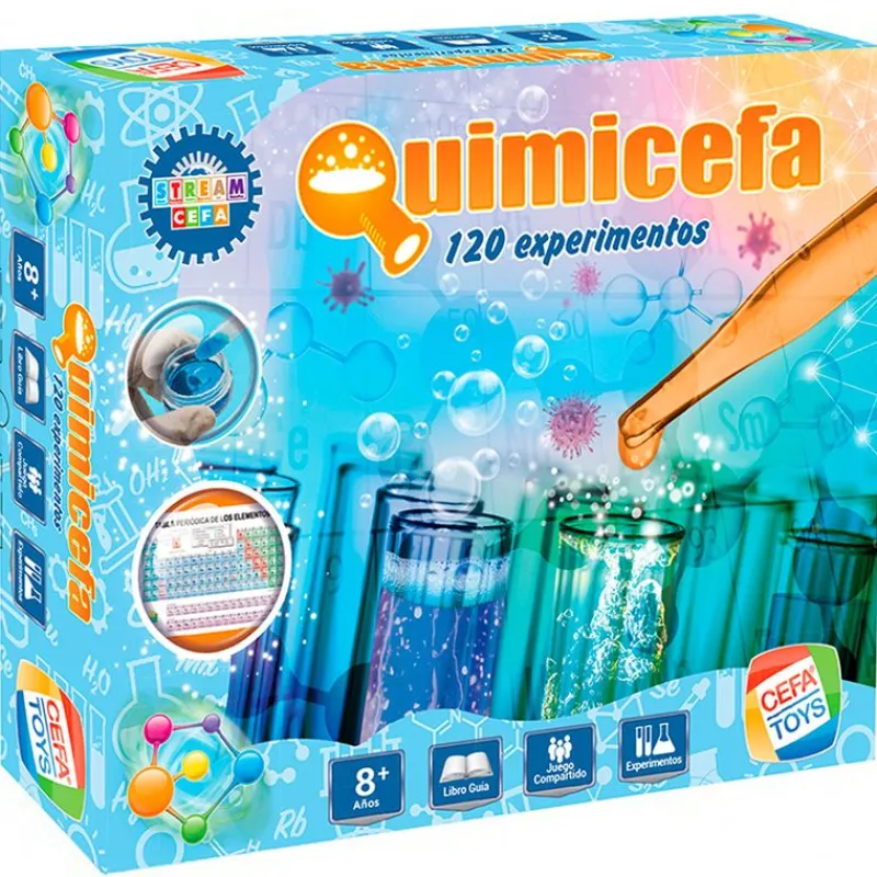 CEFA Juegos Y Juguetes Educativos-Quimi 120 Experimentos