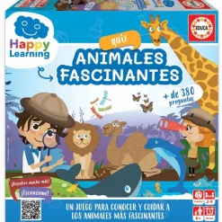 EDUCA Juegos Y Juguetes Educativos-Quiz Animales Fascinantes Happy Learning