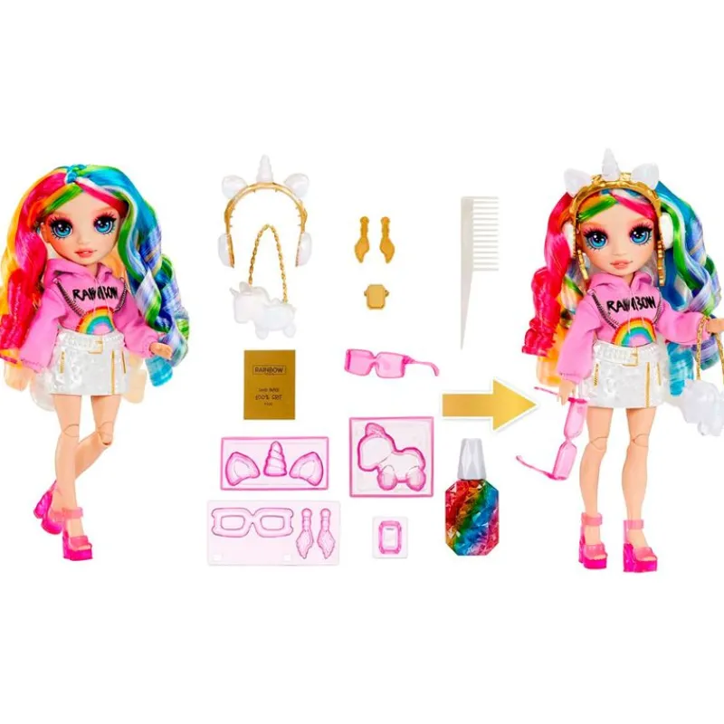 Rainbow High Creative Crystals Muñeca Amaya Raine*MGA Sale