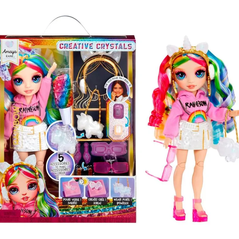 Rainbow High Creative Crystals Muñeca Amaya Raine*MGA Sale