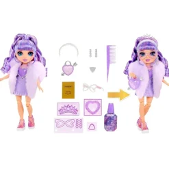 Rainbow High Creative Crystals Muñeca Violet Willow*MGA Best