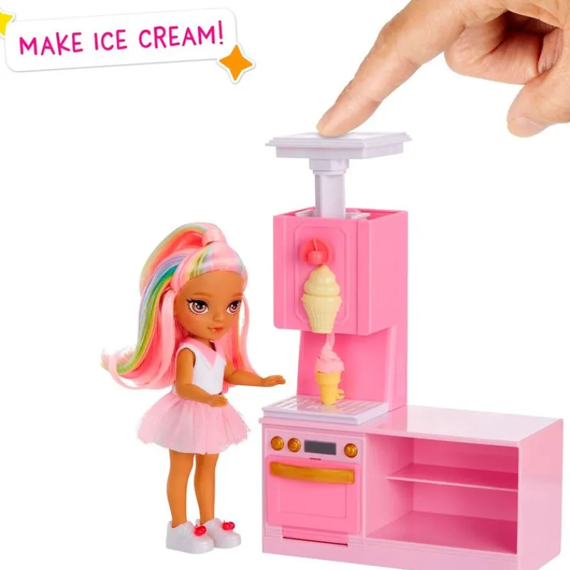 MGA Muñecas-Rainbow High Littles Tienda de Postres