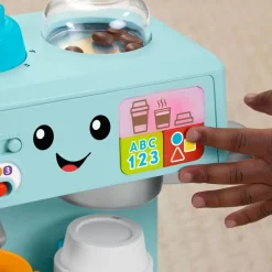 Ríe y Aprende Máquina de Café con Accesorios de Cafetería*FISHER PRICE New