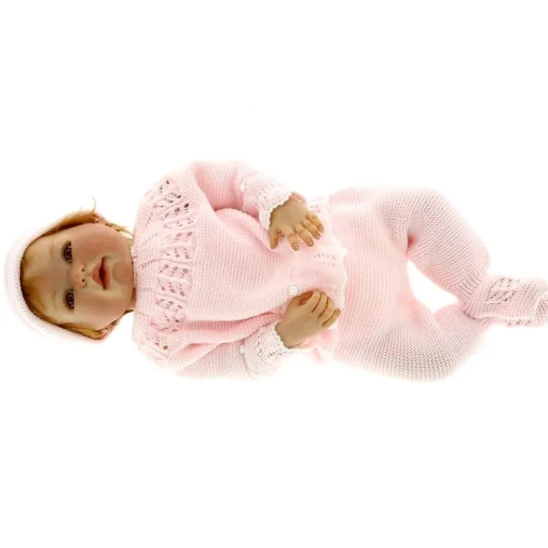 Reborn Bebé Mies con Traje Rosa*MUÑECAS ARIAS Sale