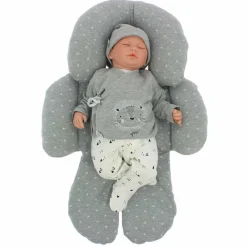 VADEBEBE Complementos Para El Descanso-Reductor Universal Gris estrellas blancas