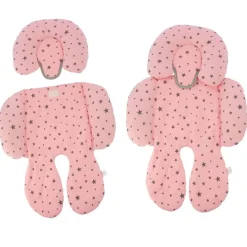 VADEBEBE Complementos Para El Descanso-Reductor Universal Rosa Estrellas Gris