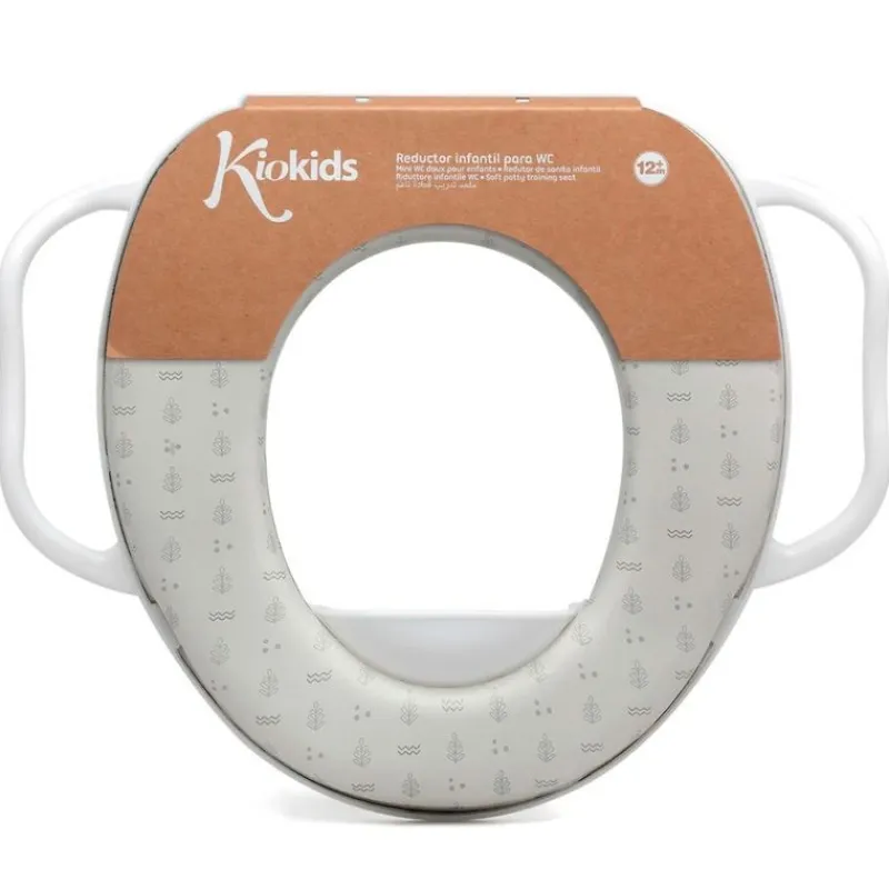 KIOKIDS Orinales Y Reductores Wc-Reductor WC con asas Gris