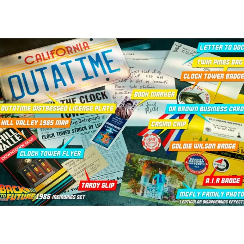DOCTOR COLLECTOR Otros Merchandising-Regreso al Futuro Kit Time Travel Memories