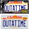 Regreso al Futuro Réplica Matrícula Delorean*DOCTOR COLLECTOR Best