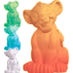 LEXIBOOK Decoración Infantil|Electrónicos-Rey León Simba Lámpara de Compañia