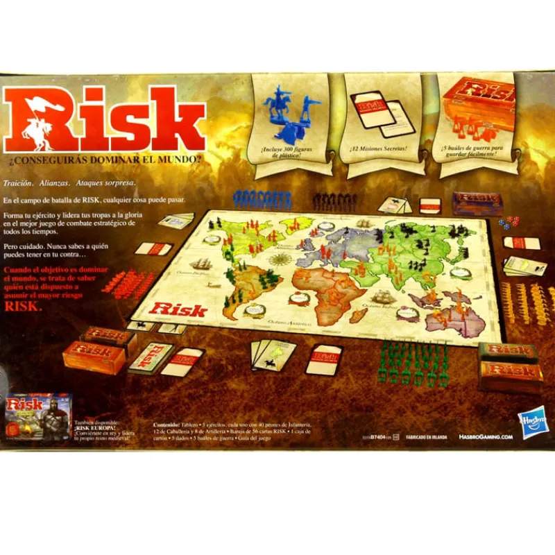 HASBRO Juegos De Mesa-Risk Clásico