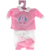 ROSA TOYS Muñecas-Ropita Bebé Pijama Rosa Osito