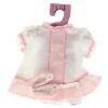 DRIM DISCOUNT Muñecas-Ropita para Muñecos Blanco con Rosa 35 cm