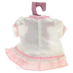 DRIM DISCOUNT Muñecas-Ropita para Muñecos Blanco con Rosa 35 cm